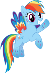 Size: 6200x9000 | Tagged: safe, artist:caliazian, rainbow dash, g4, twilight's kingdom, .ai available, absurd resolution, cute, dashabetes, female, let the rainbow remind you, rainbow power, simple background, solo, transparent background, vector