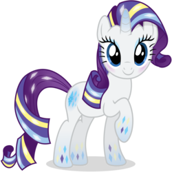 Size: 8000x8000 | Tagged: safe, artist:caliazian, rarity, g4, twilight's kingdom, .ai available, absurd resolution, cute, female, let the rainbow remind you, looking at you, rainbow power, raised hoof, simple background, solo, transparent background, vector