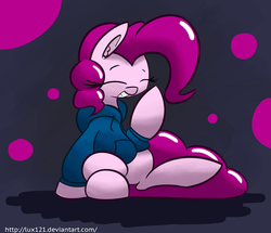 Size: 1000x861 | Tagged: safe, artist:lux121, pinkie pie, g4, clothes, female, solo, sweater