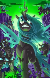 Size: 1809x2806 | Tagged: safe, artist:semajz, queen chrysalis, changeling, changeling queen, g4, be prepared, female