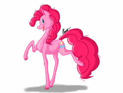 Size: 1024x768 | Tagged: safe, artist:aerodynamicdragon, pinkie pie, g4, female, simple background, skinny, solo, thin, vector
