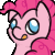 Size: 50x50 | Tagged: safe, artist:mondlichtkatze, pinkie pie, g4, animated, female, gif, gif for breezies, icon, picture for breezies