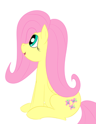 Size: 3500x4500 | Tagged: dead source, safe, artist:cylosis, fluttershy, g4, female, simple background, solo, white background