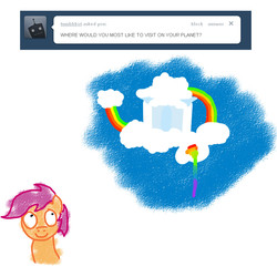 Size: 800x800 | Tagged: safe, scootaloo, g4, ask, female, solo, tumblr