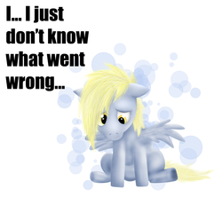 Size: 1372x1216 | Tagged: safe, artist:kukotte, derpy hooves, pegasus, pony, g4, female, i just don't know what went wrong, mare, solo