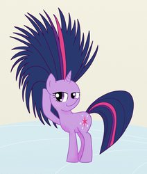 Size: 869x1025 | Tagged: safe, artist:dr-waveband, twilight sparkle, pony, g4, alternate hairstyle, female, solo