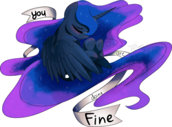 Size: 4120x3039 | Tagged: safe, artist:darkflame75, princess luna, g4, female, high res, positive ponies, simple background, solo, transparent background