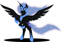 Size: 2999x1967 | Tagged: safe, artist:spiritofthwwolf, nightmare moon, g4, female, solo