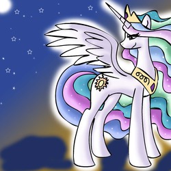 Size: 945x945 | Tagged: safe, artist:mast88, artist:megasweet, princess celestia, g4, female, solo