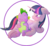 Size: 3039x2769 | Tagged: safe, artist:aenbrdraws, spike, twilight sparkle, alicorn, pony, g4, female, high res, mare, sleeping, spikelove, twilight sparkle (alicorn)