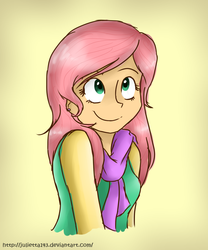 Size: 1000x1200 | Tagged: safe, fluttershy, human, g4, female, humanized, solo