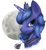 Size: 3395x3658 | Tagged: safe, artist:sceathlet, princess luna, g4, female, high res, s1 luna, solo