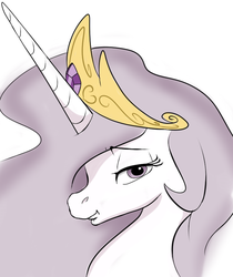 Size: 685x816 | Tagged: source needed, safe, artist:zev, princess celestia, alicorn, pony, princess molestia, g4, lip bite, looking at you