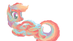 Size: 1280x720 | Tagged: safe, artist:explonova, rainbow dash, g4, female, limited palette, solo