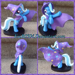 Size: 1024x1024 | Tagged: safe, artist:emr0304, trixie, pony, unicorn, g4, female, mare, sculpture, solo