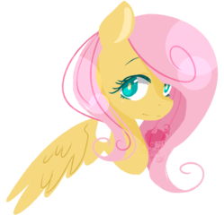 Size: 1280x1283 | Tagged: safe, artist:snow angel, fluttershy, g4, female, portrait, solo, watermark