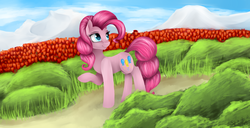 Size: 1591x813 | Tagged: safe, artist:slivka0, pinkie pie, g4, female, solo