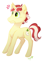 Size: 636x906 | Tagged: safe, artist:c-puff, flim, pony, unicorn, g4, horn, male, missing accessory, simple background, solo, transparent background