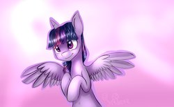 Size: 1024x634 | Tagged: safe, artist:rflzqt, twilight sparkle, alicorn, pony, g4, belly button, female, mare, solo, twilight sparkle (alicorn), wings