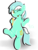 Size: 555x740 | Tagged: safe, artist:gndriver, lyra heartstrings, pony, g4, bipedal, female, lyre, solo, tongue out, wink