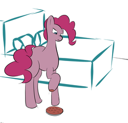 Size: 1214x1167 | Tagged: safe, artist:php8, pinkie pie, g4, female, food, pie, solo