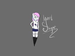 Size: 1600x1200 | Tagged: dead source, safe, artist:zacproductions, oc, oc only, oc:invert sugar, anthro, clothes, football, kneesocks, olivier giroud, thigh highs