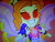 Size: 640x480 | Tagged: safe, screencap, adagio dazzle, equestria girls, g4, my little pony equestria girls: rainbow rocks, fins, glowing, glowing eyes, red eyes, solo, transformation