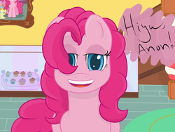 Size: 1600x1200 | Tagged: safe, artist:twalot, pinkie pie, g4, female, looking at you, solo