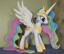 Size: 900x751 | Tagged: safe, artist:equestriaplush, princess celestia, g4, irl, photo, plushie, solo