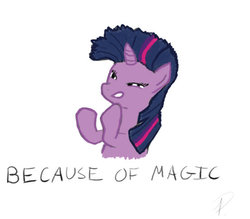 Size: 553x484 | Tagged: artist needed, safe, twilight sparkle, g4, a wizard did it, ancient aliens, giorgio a. tsoukalos