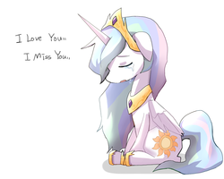 Size: 1000x800 | Tagged: safe, artist:gyaheung, princess celestia, alicorn, pony, lullaby for a princess, g4, crying, depressedia, dialogue, female, solo