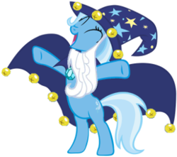 Size: 300x265 | Tagged: safe, star swirl the bearded, trixie, pony, unicorn, g4, fanfic, female, mare, simple background, solo, transparent background