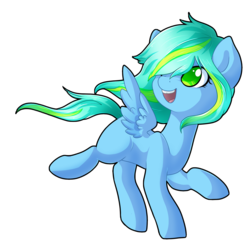 Size: 1280x1280 | Tagged: safe, artist:rue-willings, oc, oc only, pegasus, pony, blank flank, solo