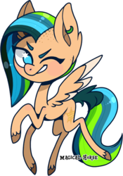 Size: 400x572 | Tagged: safe, artist:magical-horse, oc, oc only, oc:texas, solo