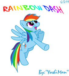 Size: 632x697 | Tagged: safe, artist:yoshiman1118, rainbow dash, g4, female, solo