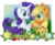 Size: 1100x900 | Tagged: safe, artist:swanlullaby, applejack, rarity, g4, cute, female, lesbian, ship:rarijack, shipping, strawberry