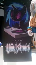 Size: 600x1068 | Tagged: safe, dj pon-3, vinyl scratch, g4, official, sign, this is spinal tap