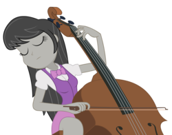 Size: 2813x2208 | Tagged: safe, artist:negasun, octavia melody, equestria girls, g4, my little pony equestria girls: rainbow rocks, cello, female, high res, musical instrument, simple background, solo, transparent background, vector
