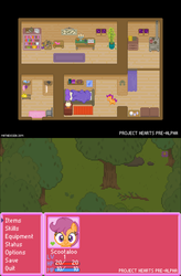 Size: 1178x1800 | Tagged: safe, artist:matheussen, scootaloo, g4, fan game, game, rpg