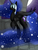 Size: 720x960 | Tagged: safe, artist:lazyfanartist, nightmare moon, g4, female, solo