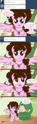 Size: 1236x4103 | Tagged: safe, artist:shinta-girl, oc, oc only, oc:shinta pony, angel, ask, solo, spanish, translated in the description, tumblr