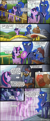 Size: 800x1928 | Tagged: safe, artist:bonaxor, princess luna, twilight sparkle, alicorn, pony, comic:journey to the lunar republic, g4, comic, female, mare, papers please, twilight sparkle (alicorn)