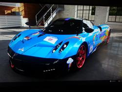 Size: 1024x768 | Tagged: safe, rainbow dash, g4, car, forza motorsport 5, pagani huayra