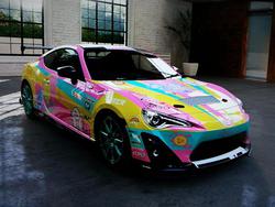 Size: 600x450 | Tagged: safe, fluttershy, g4, car, forza motorsport 5, toyota, toyota gt86