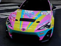 Size: 600x450 | Tagged: safe, fluttershy, g4, car, forza motorsport 5, toyota, toyota gt86