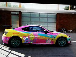 Size: 600x450 | Tagged: safe, fluttershy, g4, car, forza motorsport 5, toyota, toyota gt86