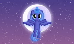 Size: 9953x6000 | Tagged: safe, artist:imageconstructor, princess luna, g4, .svg available, absurd resolution, female, filly, moon, solo, vector, woona, younger