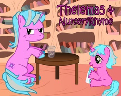 Size: 1870x1481 | Tagged: safe, oc, oc only, oc:nurseryrhyme, oc:thelema5, equestria daily, irc