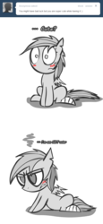 Size: 660x1430 | Tagged: safe, artist:lazy, rainbow dash, ask dashed rainbow, g4, ask, female, solo, tumblr