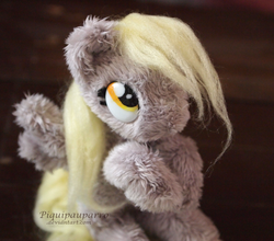 Size: 844x742 | Tagged: safe, artist:piquipauparro, derpy hooves, pegasus, pony, g4, fluffy, irl, photo, plushie, solo